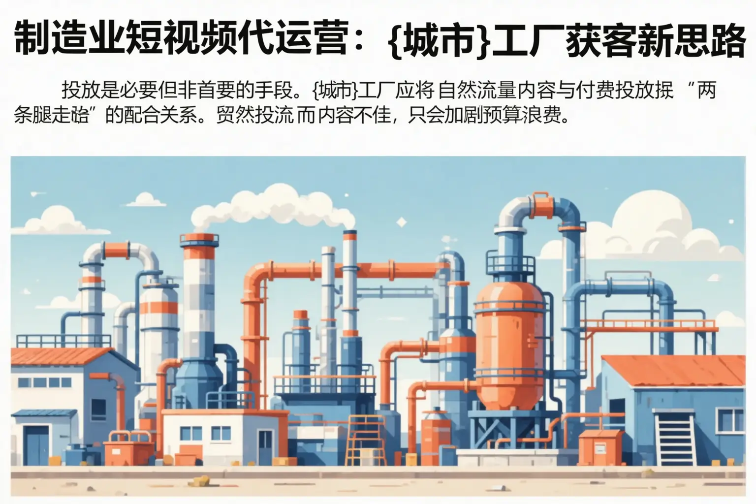 制造业短视频代运营:汉南工厂获客新思路